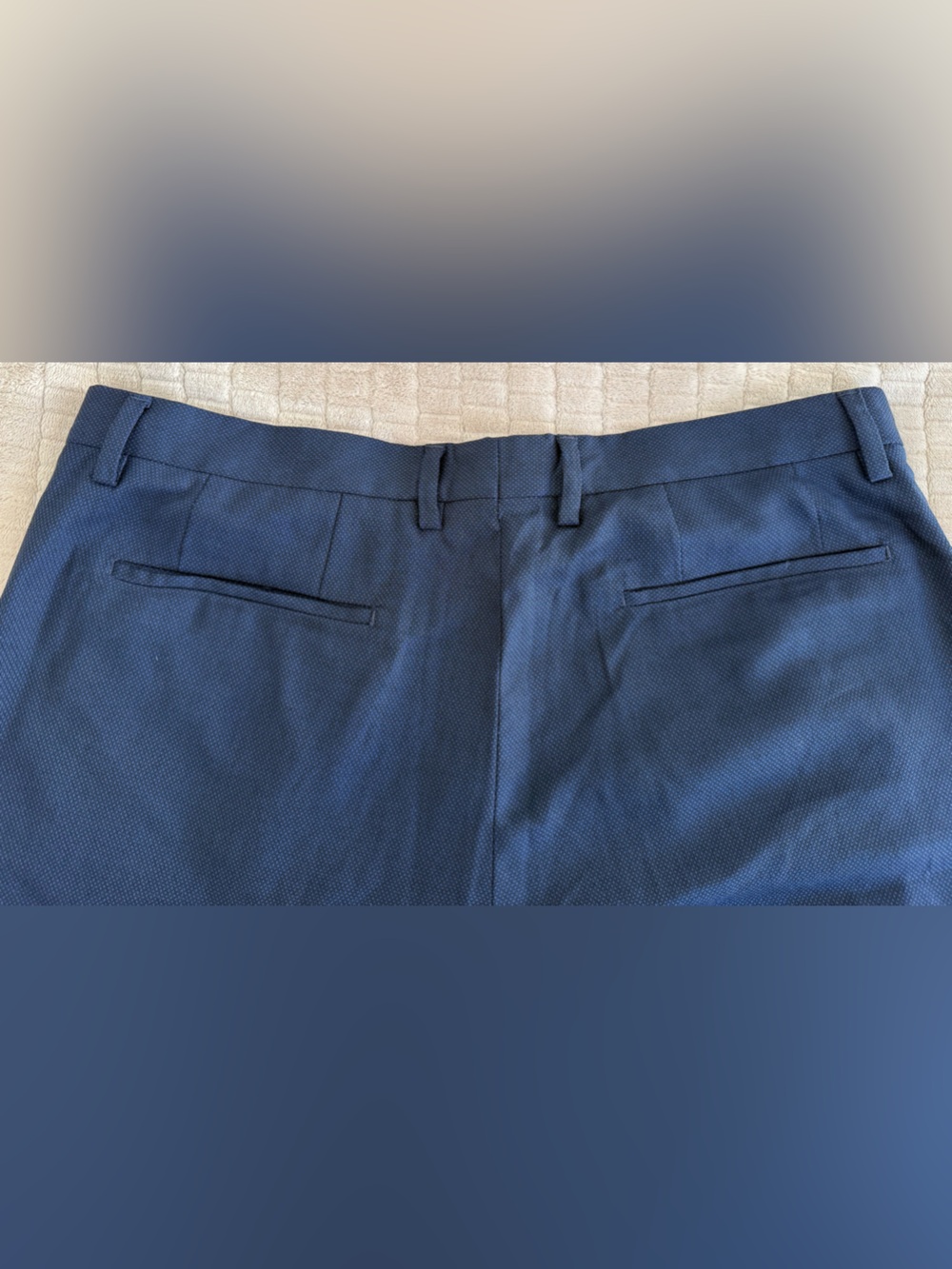 Zara Men's Dark Navy Dress Trousers - Picture 5 of 7